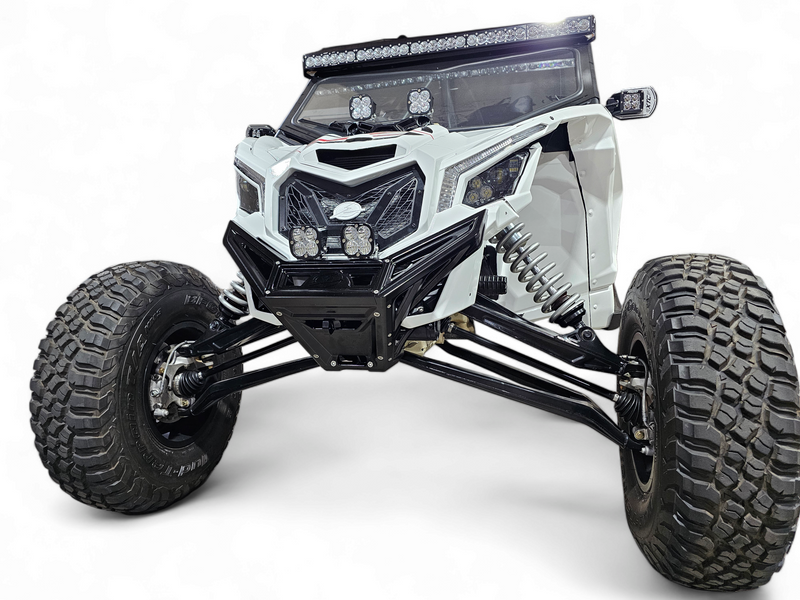 Load image into Gallery viewer, 2017 to Current Can-Am X3 Maverick Machined Billet Front Winch Bumper (Black Anodize)
