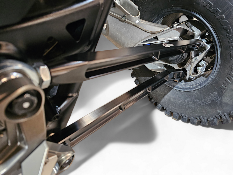 Load image into Gallery viewer, 2022 to Current Polaris RZR Pro R, Pro S, Turbo R High Clearance Radius Rods in Black Finish
