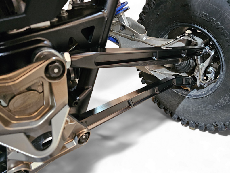 Load image into Gallery viewer, 2022 to Current Polaris RZR Pro R, Pro S, Turbo R High Clearance Radius Rods in Black Finish
