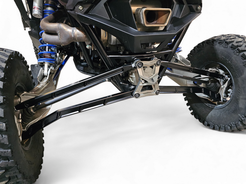 Load image into Gallery viewer, 2022 to Current Polaris RZR Pro R, Pro S, Turbo R High Clearance Radius Rods in Black Finish
