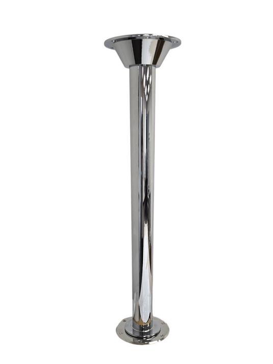 Boat Table Bracket, Table Post & Flush Mount Floor Plate - Stainless Steel