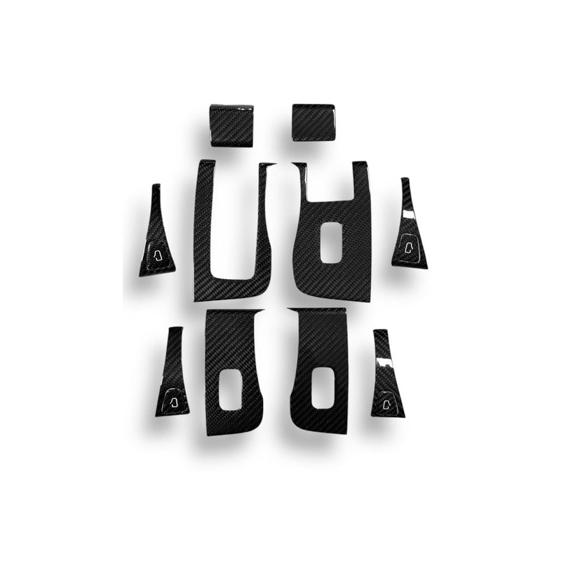 Load image into Gallery viewer, 2021 Model 3 &amp; Model Y Carbon Fiber Window &amp; Door Switch Kit | Palenon Performance
