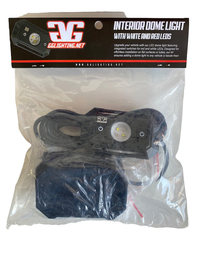 Load image into Gallery viewer, Interior Dome Light With White &amp; Red LEDs
