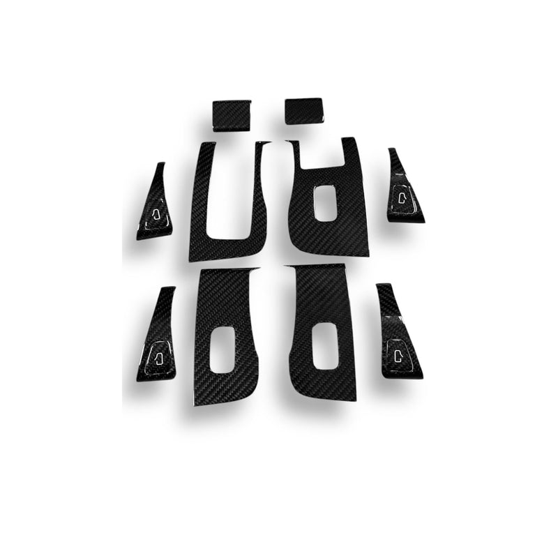 Load image into Gallery viewer, 2021 Model 3 &amp; Model Y Carbon Fiber Window &amp; Door Switch Kit | Palenon Performance
