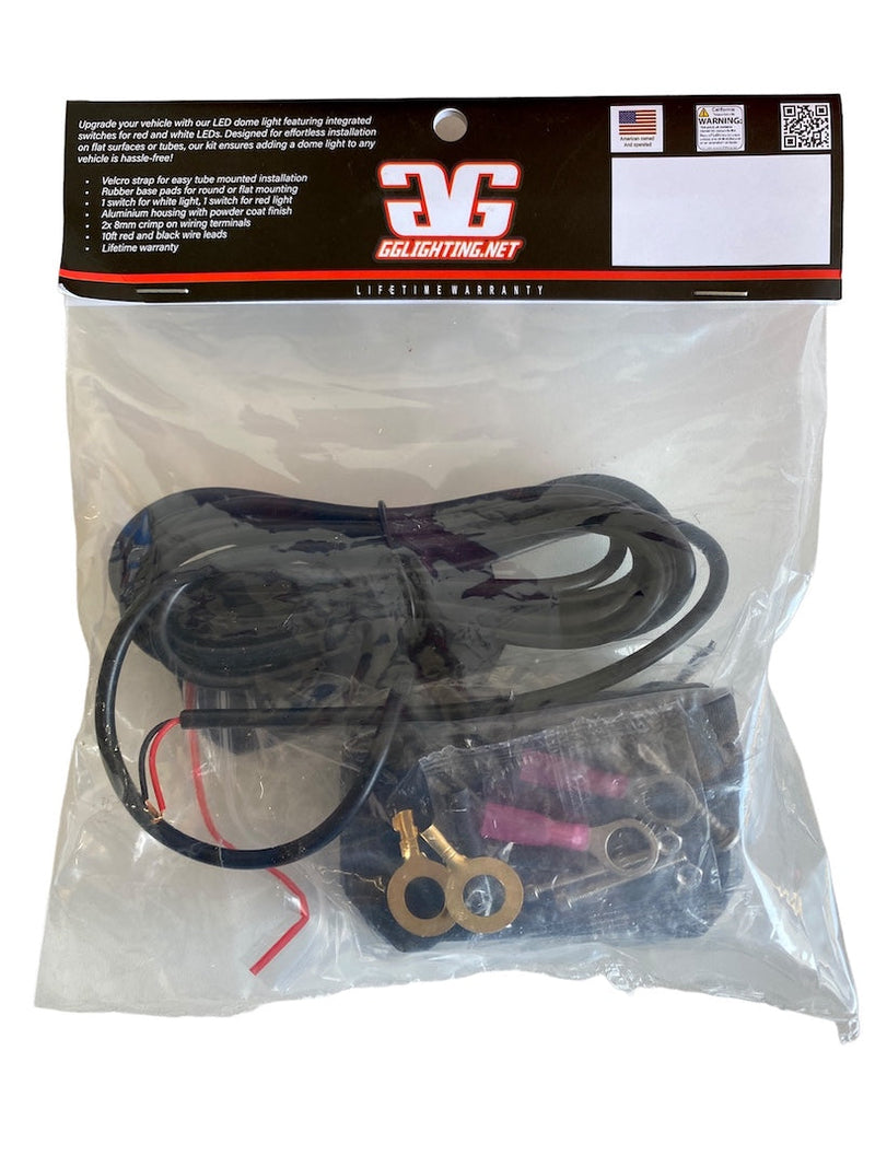 Load image into Gallery viewer, Interior Dome Light With White &amp; Red LEDs
