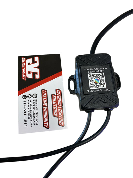 2' Full Color RGB Fat Whip Pair With Bluetooth/Remote