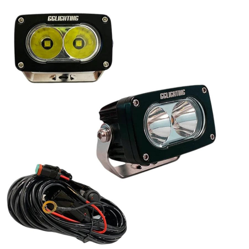 Load image into Gallery viewer, GP10 Offroad LED Pod Bundle White With Free Wiring Harness

