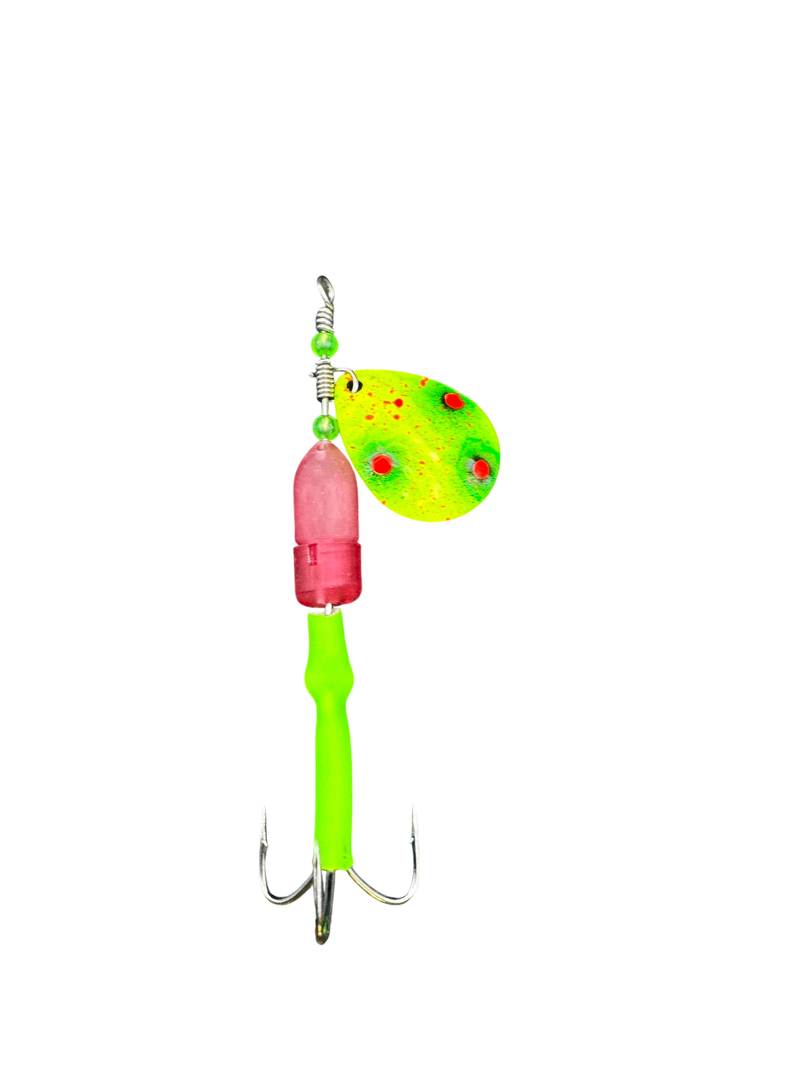 Load image into Gallery viewer, Scent Bullet Salmon Spinner ™
