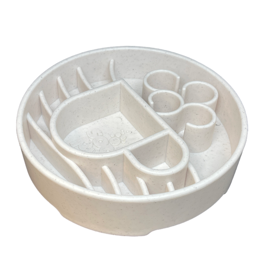 Java eBowl Deep Slow Feeder Dog Bowl for Enrichment | USA Made