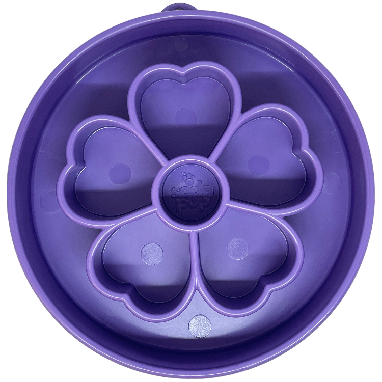Load image into Gallery viewer, Flower eBowl Deep Slow Feeder Dog Bowl for Enrichment | USA Made
