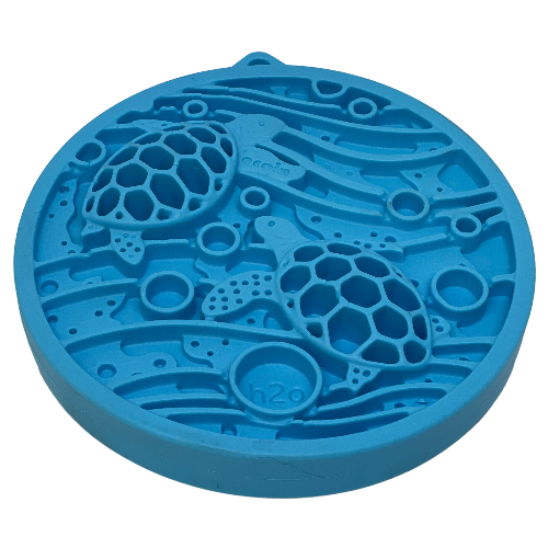 Load image into Gallery viewer, Turtle eMat-Mini Lick Mat with Suction Cups - Small Dogs &amp; Cats | USA
