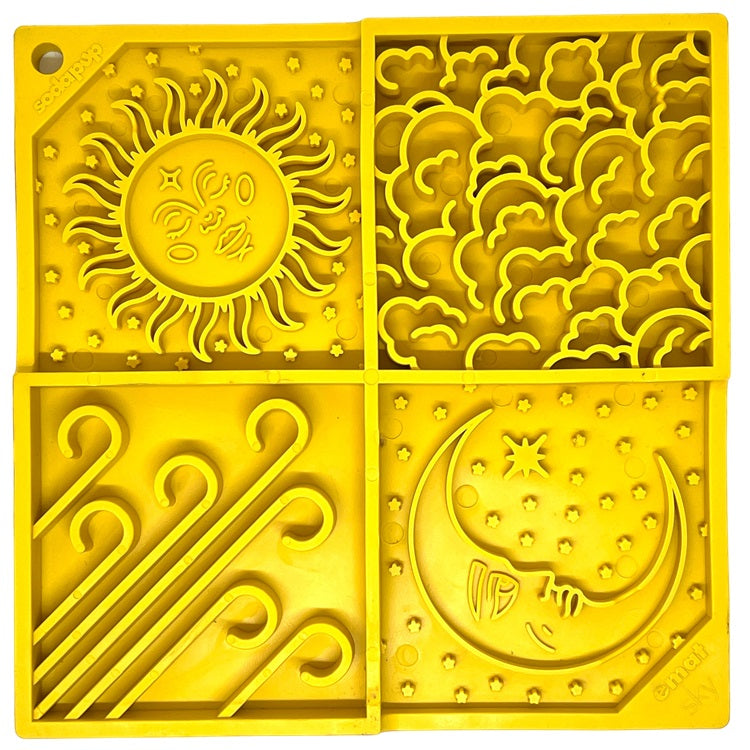 Load image into Gallery viewer, Sky eMat - Enrichment Lick Mat for Dogs and Cats | Celestial Design | SodaPup
