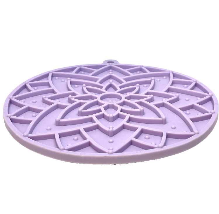 Load image into Gallery viewer, Lotus Design emat - Enrichment Lick Mat For Dogs and Cats - With Suction Cups | USA Made
