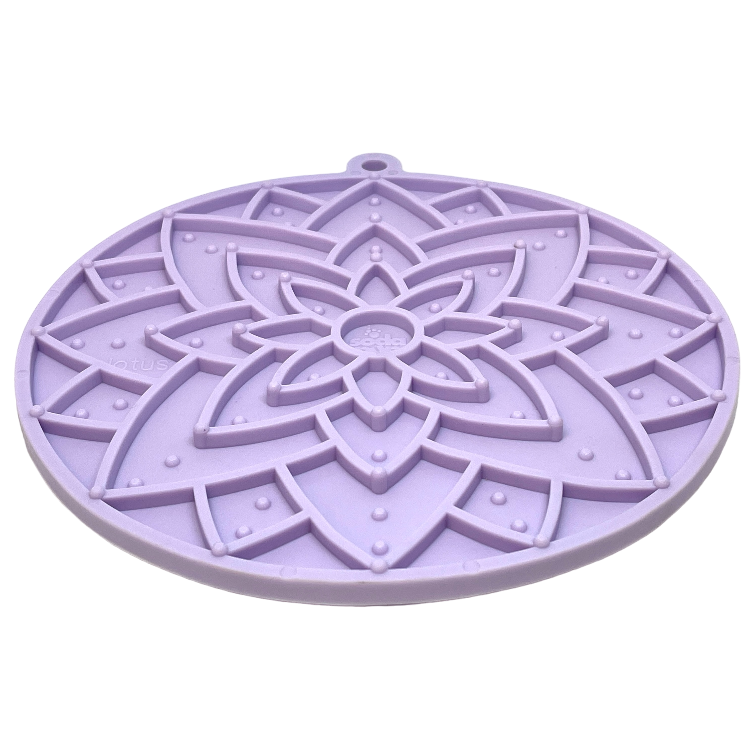 Load image into Gallery viewer, Lotus Design emat - Enrichment Lick Mat For Dogs and Cats - With Suction Cups | USA Made
