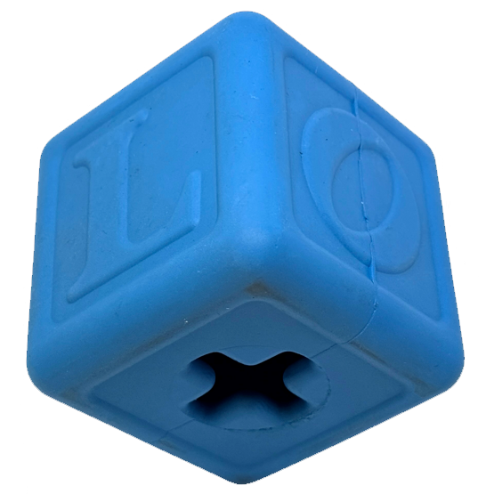 Load image into Gallery viewer, Love Cube eDispenser - Durable Rubber Chew Toy &amp; Treat Dispenser | USA Made
