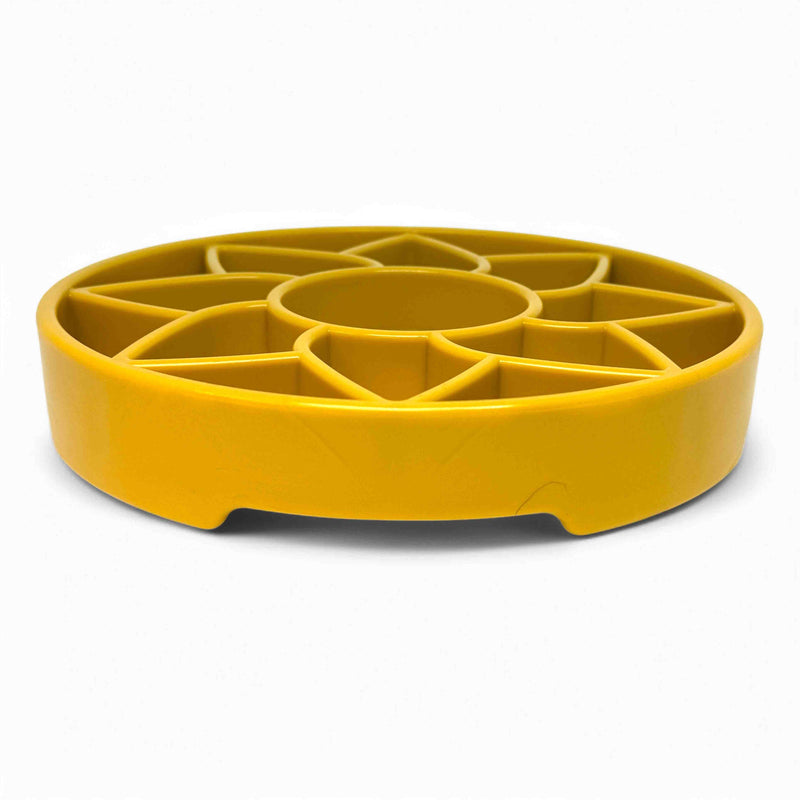 Load image into Gallery viewer, Sunflower eTray Shallow Slow Feeder Dog Bowl for Enrichment | USA Made
