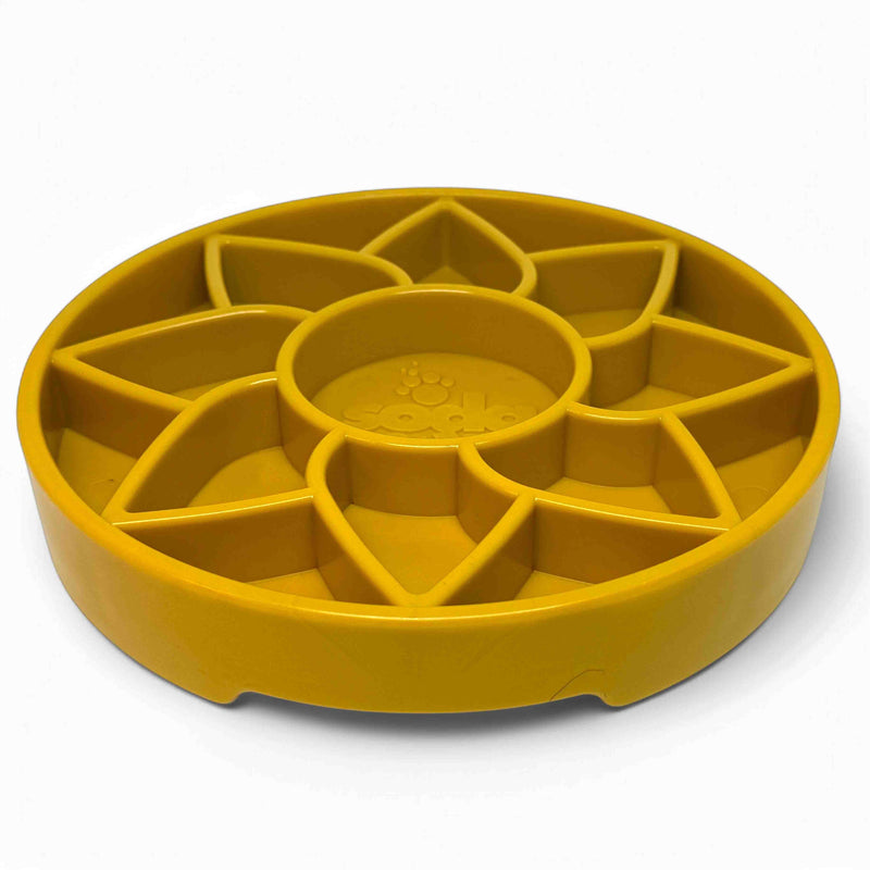 Load image into Gallery viewer, Sunflower eTray Shallow Slow Feeder Dog Bowl for Enrichment | USA Made
