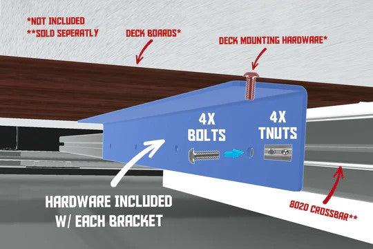 Load image into Gallery viewer, Promaster Roof Deck Brackets
