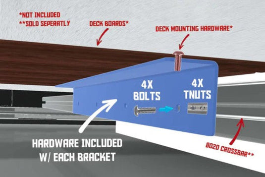 Promaster Roof Deck Brackets