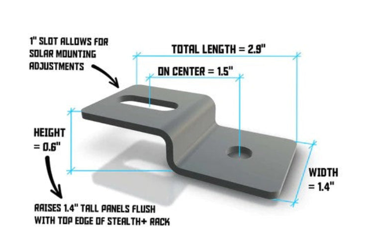 Load image into Gallery viewer, Promaster Flush Mount Solar Panel Brackets (Set of 4)
