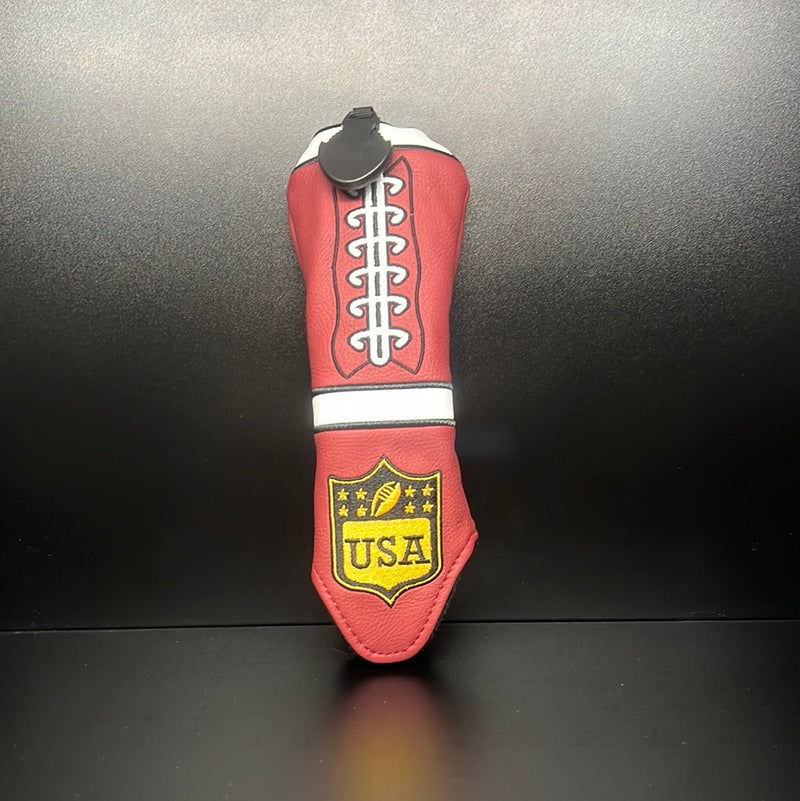 Load image into Gallery viewer, Pigskin Leather Football Headcover
