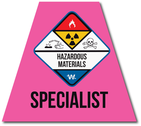 HAZMAT SPECIALIST REFLECTIVE HELMET (TET) TETRAHEDRON