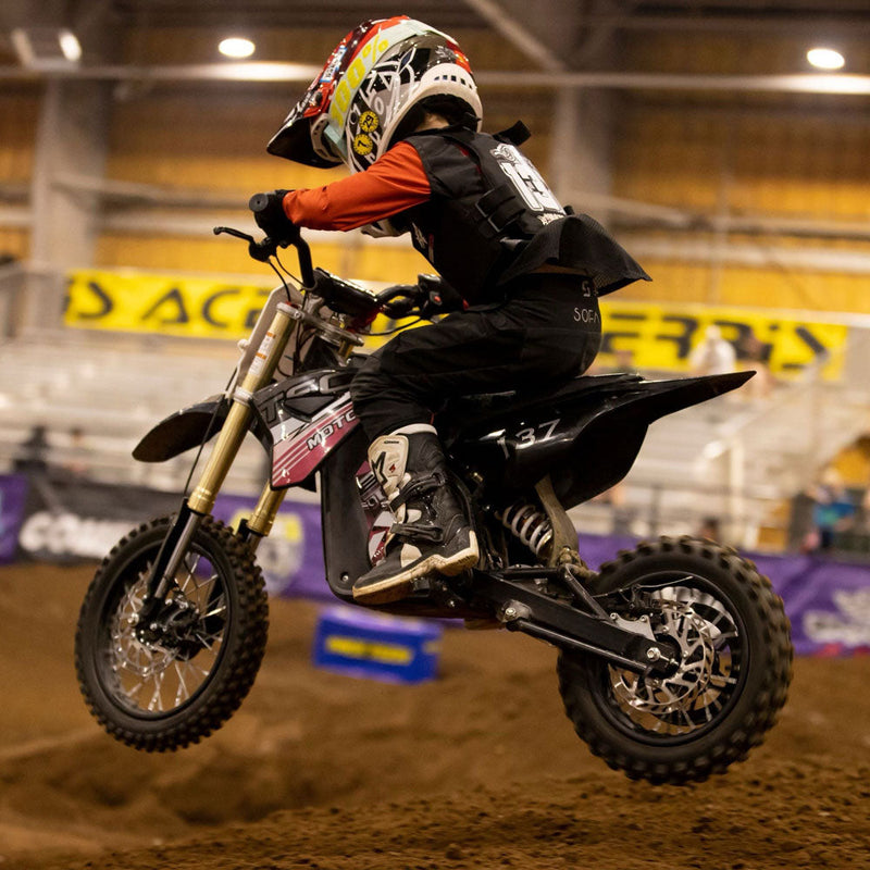 Load image into Gallery viewer, Pink MotoTec 36v Pro Electric Dirt Bike 1000w Lithium
