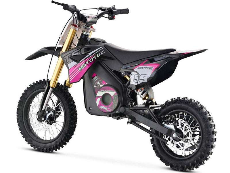 Load image into Gallery viewer, Pink MotoTec 36v Pro Electric Dirt Bike 1000w Lithium
