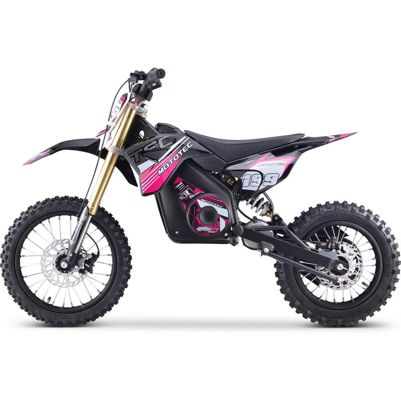 Load image into Gallery viewer, MotoTec 48v Pro Pink Electric Dirt Bike 1600w Lithium
