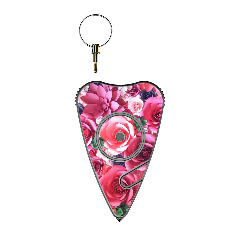 Load image into Gallery viewer, Secure Alert Personal Safety Keychain Alarm (Pink Rose)
