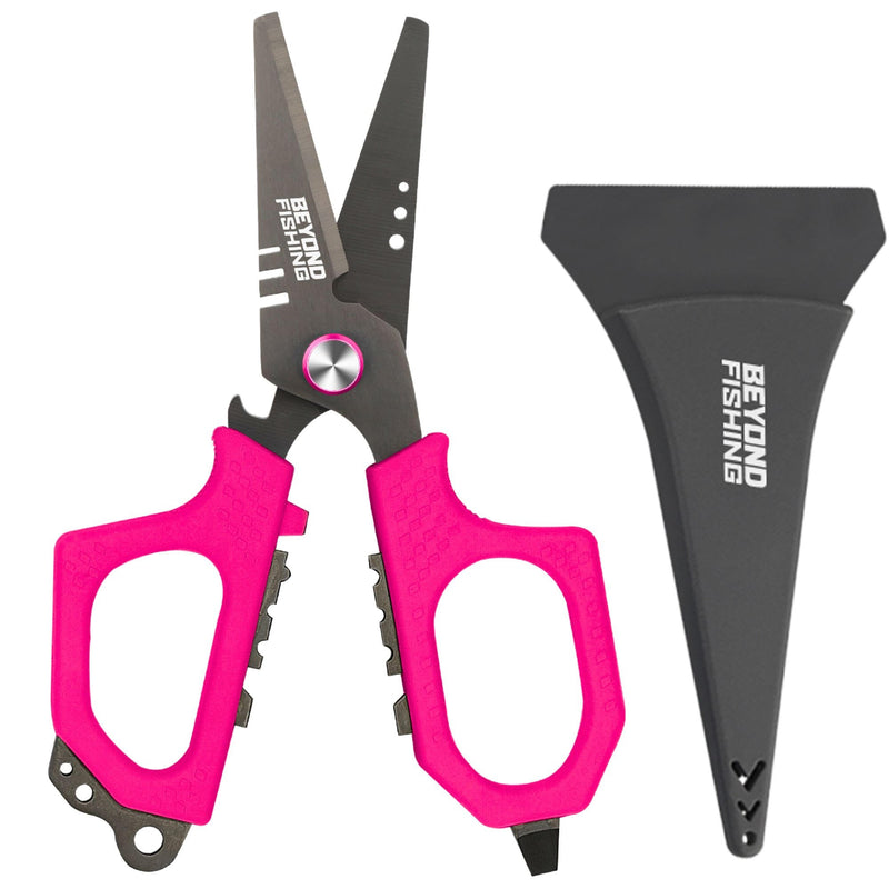 Load image into Gallery viewer, Beyond Fishing 6.5&quot; Pro Shears - Premium Braid Cutting Scissors
