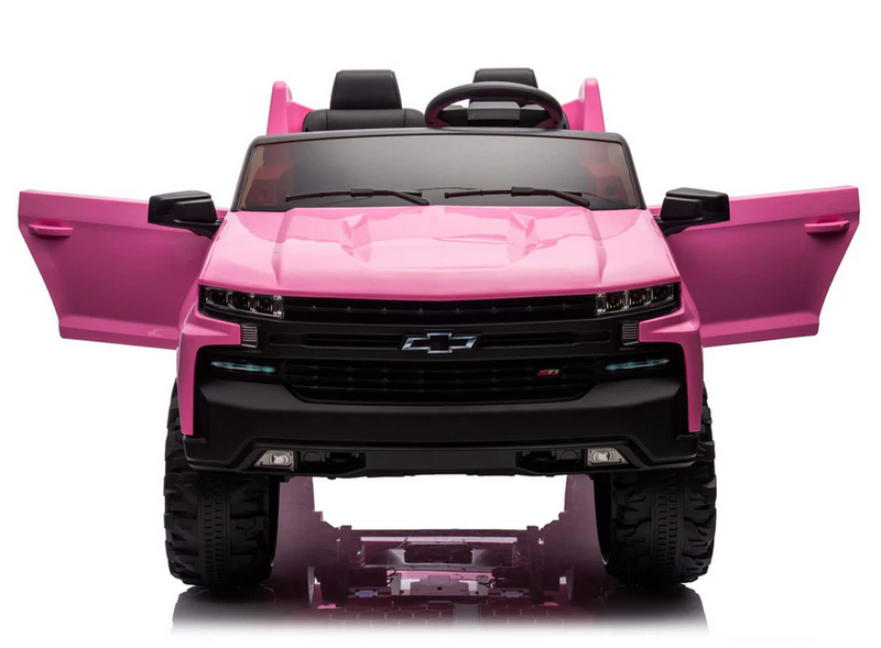 Load image into Gallery viewer, Kids Chevy Silverado 4x4 2 Seater Monster Truck Ride-On Toy with Big Wheels
