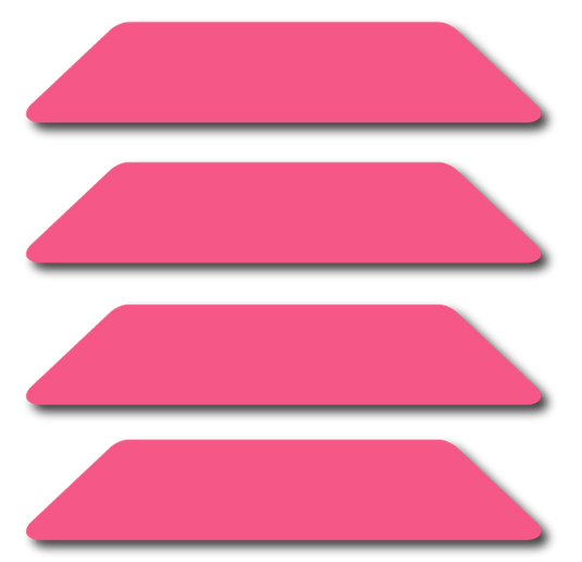 REFLECTIVE BULLARD WILDLAND HELMET STRIPS 4 PACK (MULTIPLE COLORS)