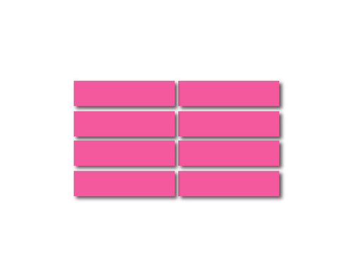 PINK REFLECTIVE HELMET BAR 8 PACK
