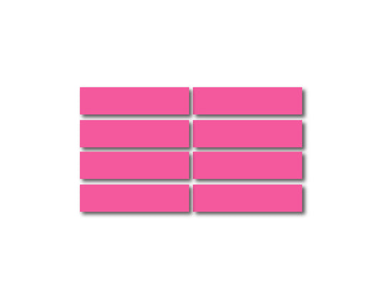 PINK REFLECTIVE HELMET BAR 8 PACK
