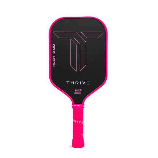 RUSH 13  SINGLES (PINK)  Includes custom weight card, paddle cover, paddle eraser, and lead weights.