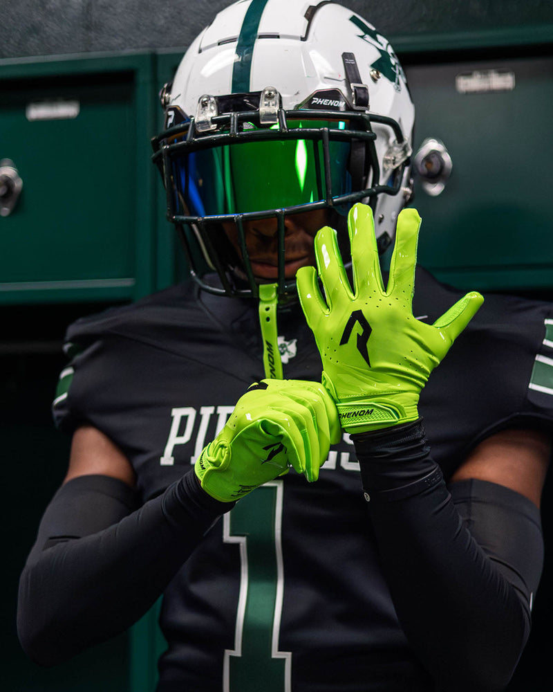 Load image into Gallery viewer, Phenom Elite VPS5 Youth Football Gloves - Team Colors
