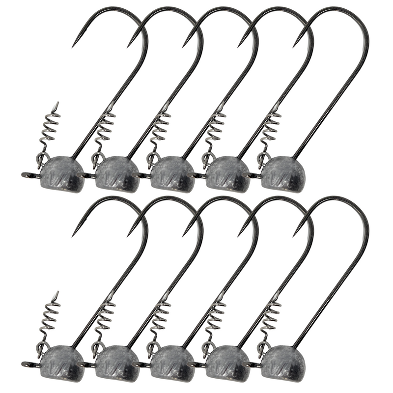 Load image into Gallery viewer, Reaction Tackle Lead Stand-Up Shaky Head Jigs (10 pack)
