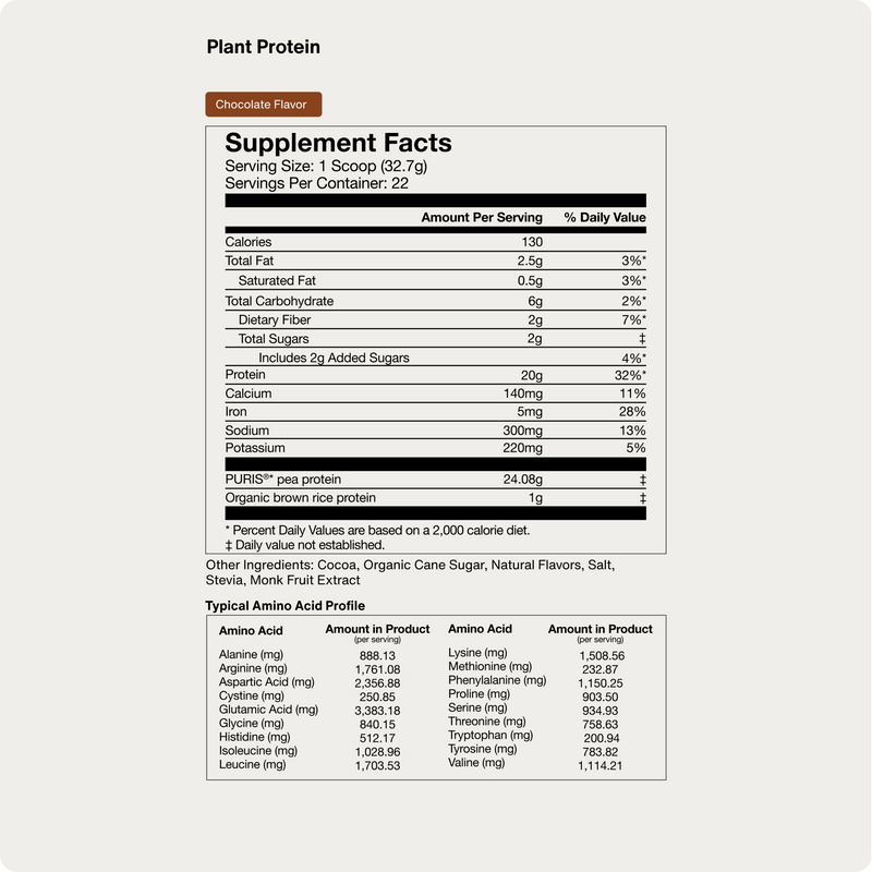 Load image into Gallery viewer, 100% Plant Protein Powder
