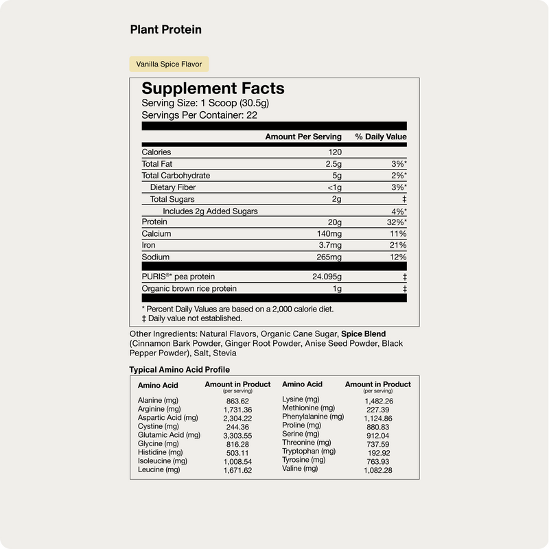 Load image into Gallery viewer, 100% Plant Protein Powder
