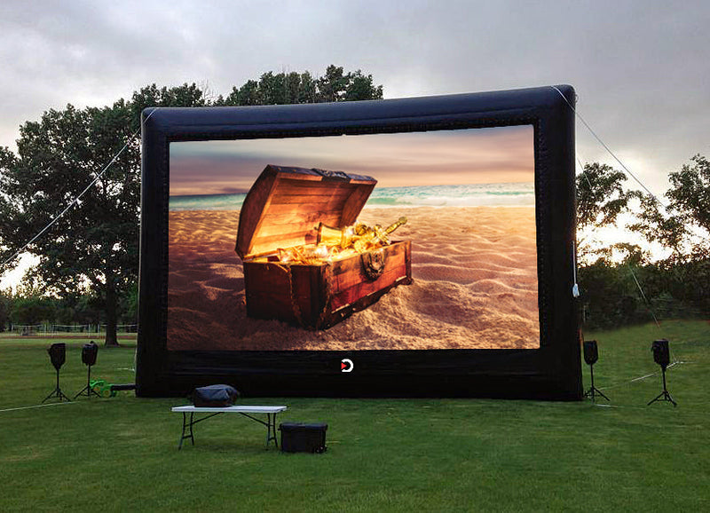Load image into Gallery viewer, Elite Outdoor Movies Platinum 27' Inflatable Screen
