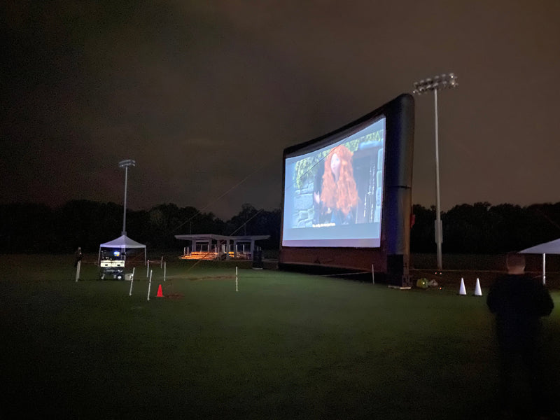 Load image into Gallery viewer, Elite Outdoor Movies Platinum 42' Inflatable Screen
