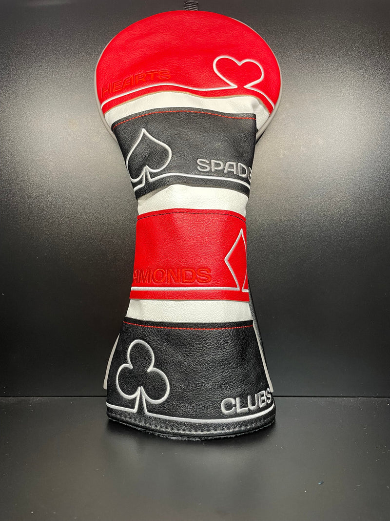 Load image into Gallery viewer, Playing Card Suits Headcover
