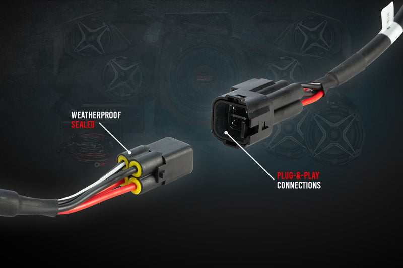 Load image into Gallery viewer, 2014-2023 Polaris RZR Complete Kicker 5-Speaker Plug-&amp;-Play Kit
