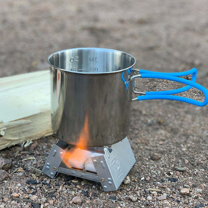 Load image into Gallery viewer, Pocket Stove with Smokeless Fuel Tablets
