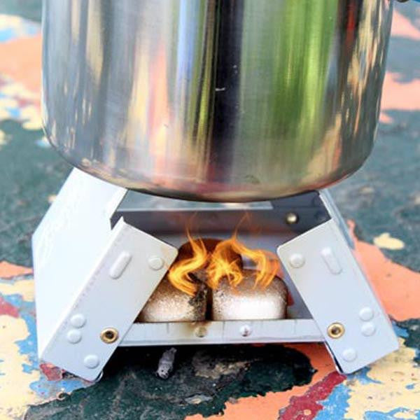 Load image into Gallery viewer, Pocket Stove with Smokeless Fuel Tablets
