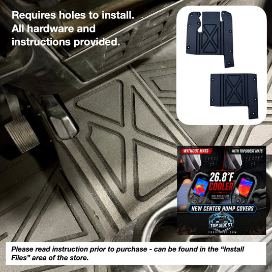 Polaris Ranger XP1000 HD 9mm Rubber Mats (2018 to current)