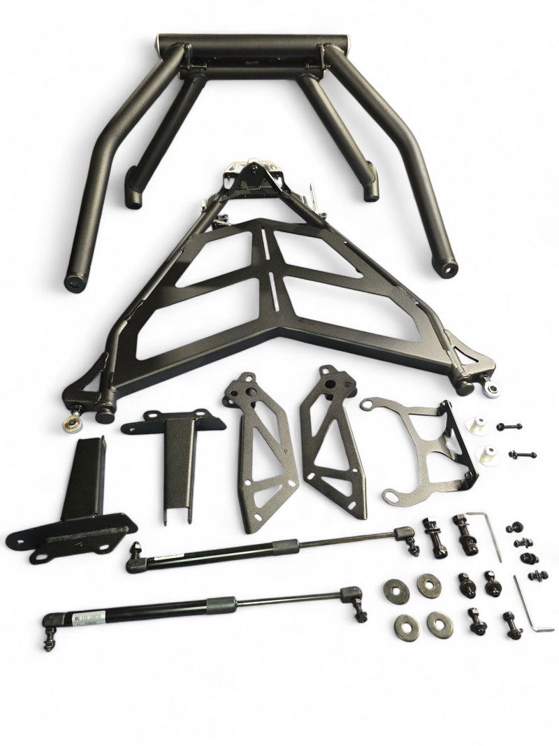 Load image into Gallery viewer, 2022+ Polaris RZR Pro R Amp Rear Tire Rack Rear Bumper Combo
