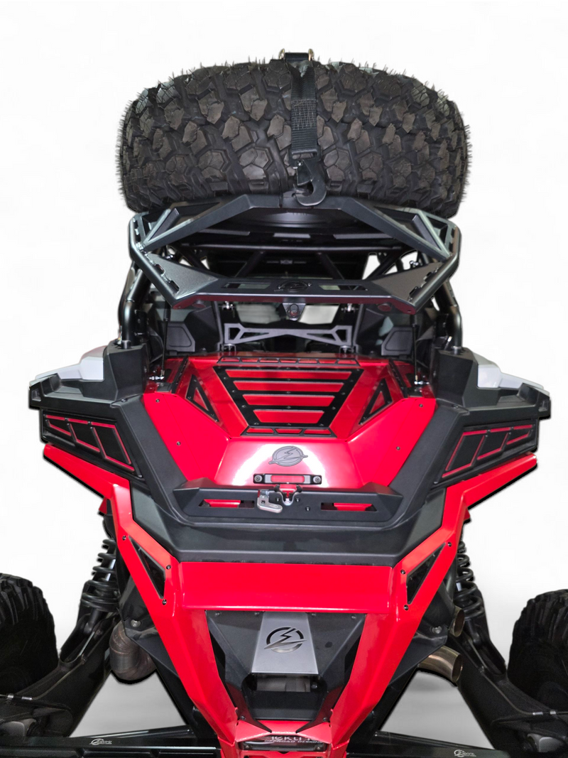 Load image into Gallery viewer, 2020+ Polaris RZR Pro XP, 2022+ Pro R/Turbo R, 2025+ Pro R/Pro S Tire Rack
