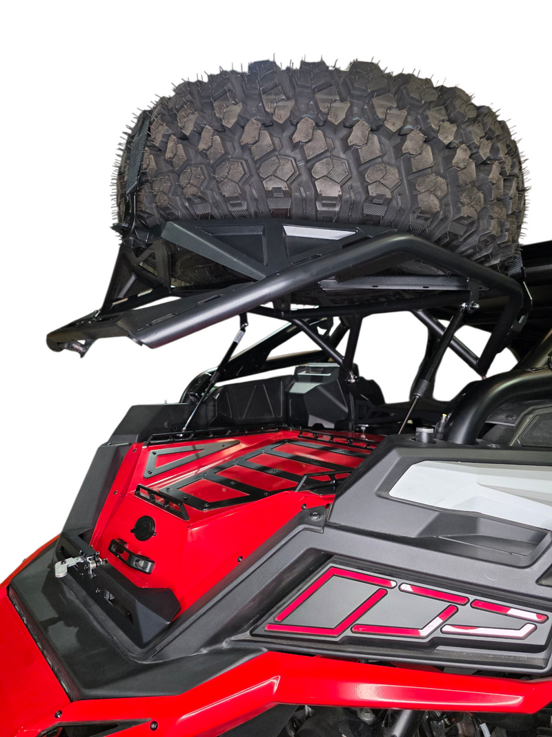 Load image into Gallery viewer, 2020+ Polaris RZR Pro XP, 2022+ Pro R/Turbo R, 2025+ Pro R/Pro S Tire Rack
